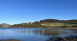 By the coast on the Isle of Raasay